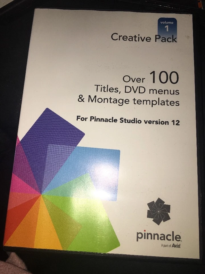 Avid Pinnacle Studio Creative Pack Volume 1 Version 12 Templates And More - Image 1 of 3