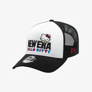 New Era Kids X Sanrio Hello Kitty A-Frame Trucker Ball Cap, Black - Picture 1 of 7