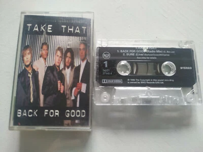 TAKE THAT Back for Good Single Rca 1995 UK Edition - Cinta Tape Cassette Am - Image 1 of 3