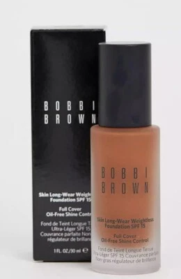Bobbi Brown Long-Wear Weightless Foundation SPF 15 Full Size Neutral Chestnut  - Image 1 of 2