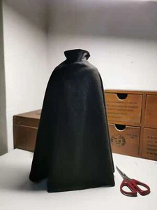1:6 Figur Zubehör schwarzer Umhang Cape mit Draht Modell für 12" männliche Puppe - Bild 1 von 3