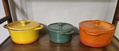 Juego de cerámica para horno holandés PARINI 2,5 qt, 2 qt y 1,5 QT Foto 1 de 4