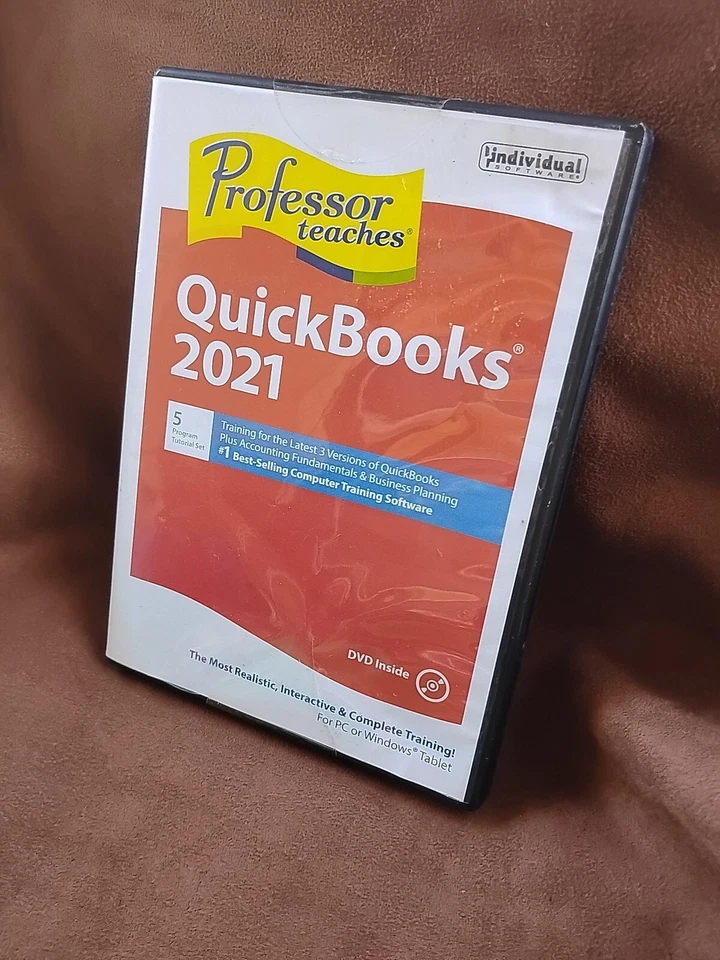 DVD Professor Teaches QuickBooks 2021 Tutorial Set PC - Image 1 of 2