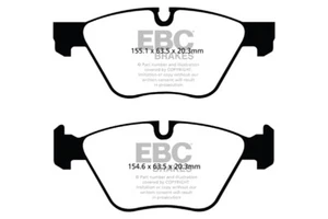 EBC Yellowstuff Bremsbeläge vorne für BMW 5er (F11) 520 (2.0 TD) (2010 > 17) - Bild 1 von 1