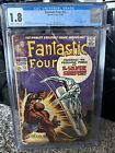 Fantastic Four #55 CGC 1.8 Silver Surfer vs Thing Jack Kirby Cover 1966-KEY