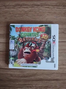 Donkey Kong Country Returns 3D (3DS, 2013) w/ Case +  Cart *Paper Sleeve Damage* - Imagen 1 de 7