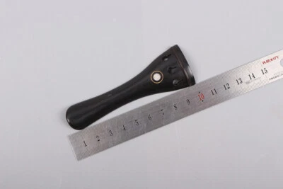 Cordal de violín Yinfente 3 cuerdas 4/4 ébano fuerte piezas de violín ébano natural Foto 1 de 4