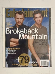Entertainment Weekly Dec 2005 Brokeback Mountain Ledger Gyllenhaal MINT NO LABEL - Picture 1 of 1