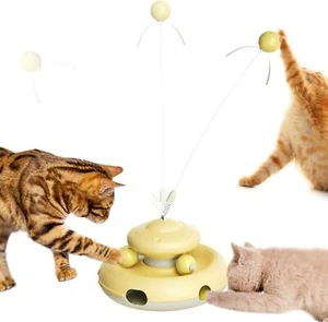 Weight Control Interactive Cat Slow Feeder Toy Treat Dispenser Healthy Diet Play - Picture 1 of 6