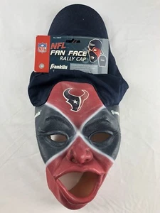 NFL Fan Mask Rally Cap Franklin Houston Texans Team NEW - Picture 1 of 3