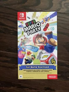 Super Mario Party Nintendo Switch Download Code Mail Only - Picture 1 of 2