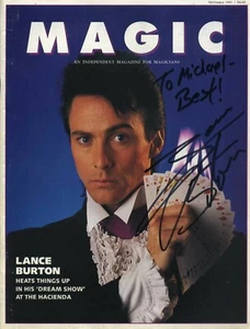 Lance Burton Sammlung 50+ Artikel mit Autogrammen, Zaubermagazinen, Aktionen - Bild 1 von 11