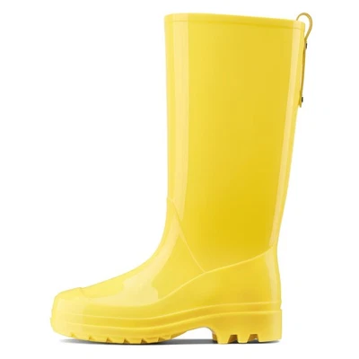 Botas de lluvia HISEA para mujer hasta la rodilla impermeables botas de agua antideslizantes botas de trabajo de jardín Foto 1 de 4