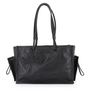 Bolso de Mano LOEWE Shopper Cuero Negro Tachuelas Logotipos Cartera 90301544 - Imagen 1 de 10