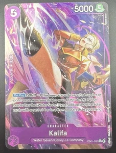 One Piece TCG Kalifa ALT ART EB01-031 Extra Booster Memorial Collection English - Picture 1 of 2