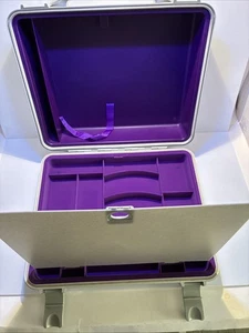 Portafolio/Organizador de Protección ¡¡VACÍO!! ¡Solo estuche plateado! Interior morado - Imagen 1 de 15