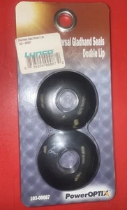 Gladhand Double-Lip Seals Black 103-00087 glad hand seal 2 pack semi air supply - Bild 1 von 2