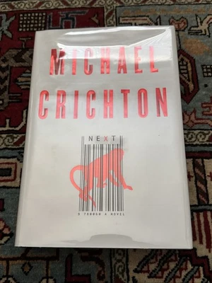 NEXT  by Michael Crichton 1st Edition 1st Printing HC DJ Signed 2006 New Foto 1 de 4