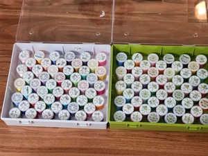 NOS Madeira Designer Collection - Rayon Embroidery Thread 100 spools With Boxes - Picture 1 of 6