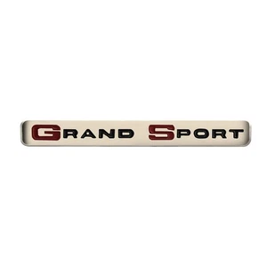C4 Corvette Grand Sport Hat Pin 1 x 3/16 Chrome Red Black - Picture 1 of 1