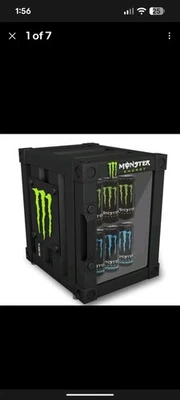 Limited Edition Monster Energy Mini Fridge. Brand New. - Image 1 of 4