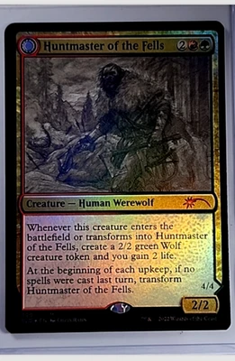 2022 MTG Magic The Gathering SLD Secret Lair Sketch Foil Huntmaster of the Fells - Image 1 of 2