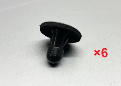 Genuine Nissan R35 GT-R Kicking Plate Grommet Body Side Clip 6pcs Set All Years - Image 1 of 3