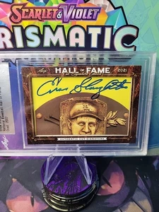 2021 Leaf Cut Signature Hall of Fame Baseball Edition Enos Slaughter Encased - Bild 1 von 4