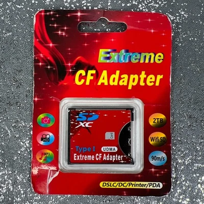 Extreme CF Adapter SDXC Type I UDMA SD to CompactFlash Card Reader - Image 1 of 3