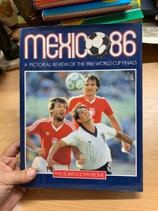1986 "MEXICO 86" WORLD CUP REVIEW FOOTBALL SOCCER 1.4kg HARDBACK BOOK (P8) - Picture 1 of 16