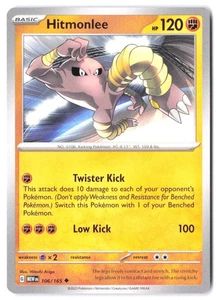 Hitmonlee 106/165 SV: Scarlet & Violet 151 NM - Picture 1 of 2