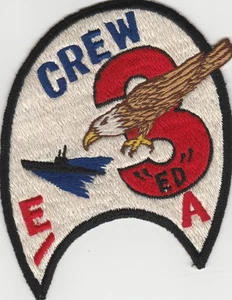 Vietnam era unknown USN US Navy Crew 3 named to "ED" patch Japanese made - Picture 1 of 2