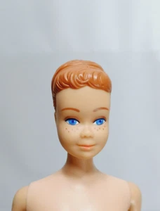 Vtg 60's Barbie MIDGE MOLDED HEAD with Red Wig=Japan - Picture 1 of 13