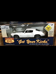 1970 Chevy Camaro WHITE 1:18 Ertl Route 66 78272 - Picture 1 of 4