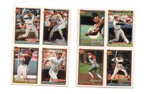 (LOT OF 2) 1991 Topps Borden Cracker Jack 2nd Series (F. THOMAS, OZZIE, DAWSON) - Picture 1 of 2