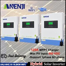 MPPT 16800W Off-Grid Solar Inverter Hybrid 100A 230V 48V 500V WIFI 1Phase&3Phase