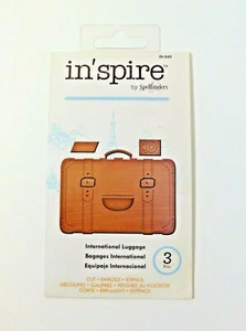 Spellbinders In’spire Die International Luggage Cut Emboss Schablone IN-049 - Bild 1 von 2