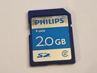 PHILIPS 2GB FULL SIZE SD MEMORY CARD - UK SELLER - FREE POSTAGE