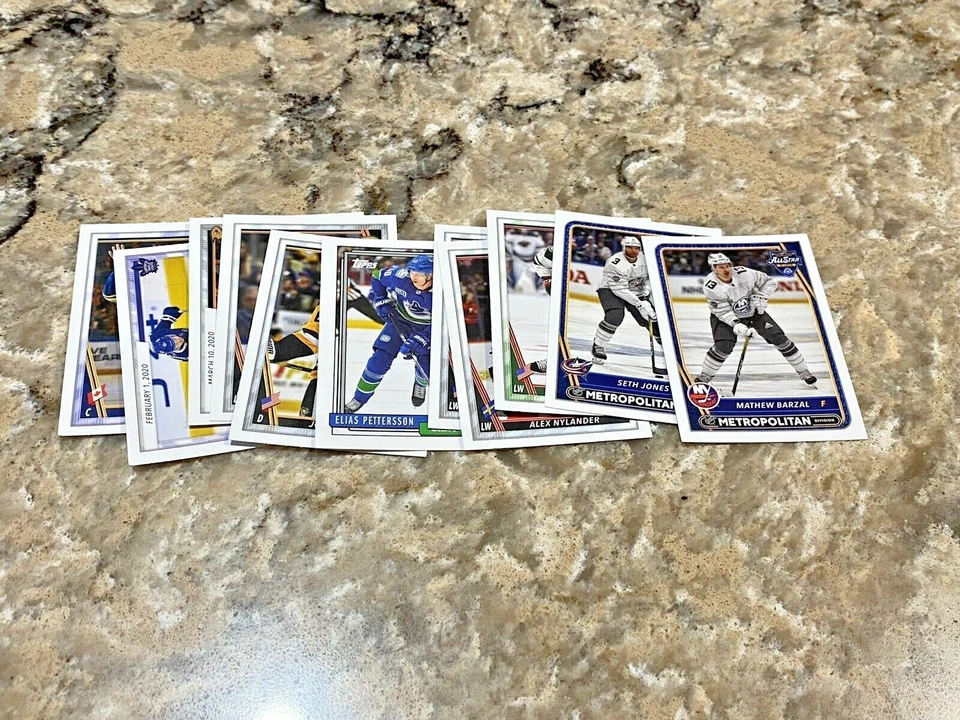 2020-21 Topps NHL Hockey Stickers Pick 7 lot Complete your Book ****Updated 3/7