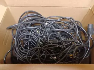 Lotto 24 - Cavi Alimentazione AC-3 Punte -Computer-Stampante-Scanner-Amplificatore Chitarra-Ecc. - Foto 1 di 1