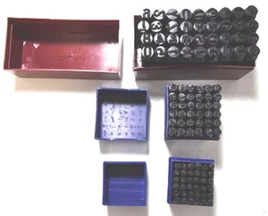Letter Number Stamp Punch Die Steel Metal Stamping Set - Picture 1 of 4