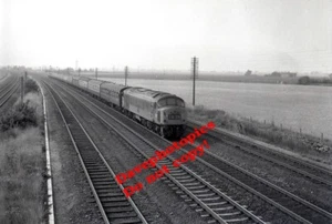 B&W Train / Railway Negative (6x4cm) (12/5-9) D179 'Up Express' near Helpston 2n - Imagen 1 de 1