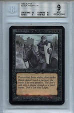 MTG Alpha Black Knight BGS 9.0  (9) Mint Card Magic 8064