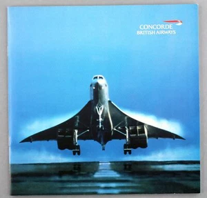 BRITISH AIRWAYS CONCORDE AIRLINE BROCHURE BA - Picture 1 of 15