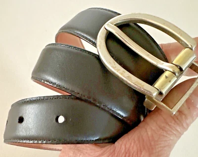 Винтажный женский ремень Lauren Ralph Lauren двусторонний розовый и черный кожаный маленький - Изображение 1 из 4