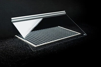 AcrySwing 120 x 50 Lichtschachtabdeckung Kellerschachtabdeckung Regenschutz - Bild 1 von 4