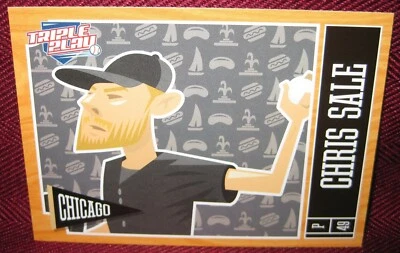 2013 PANINI TRIPLE PLAY #17 CHRIS SALE - Image 1 of 2