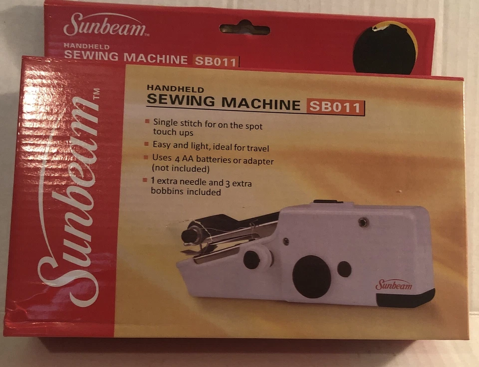 Sunbeam Portable Cordless Handheld Sewing Machine SB011