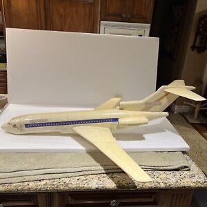 Vintage 1968 toy airplane Remco 727 40" x 40" battery operated for parts