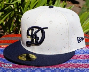 2024 MLB City Connect Los Angeles Dodgers Fitted Hat New Era 59FIFTY White Blue - Picture 1 of 6